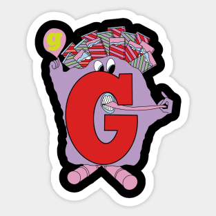 The Letter People: Mr. G Sticker